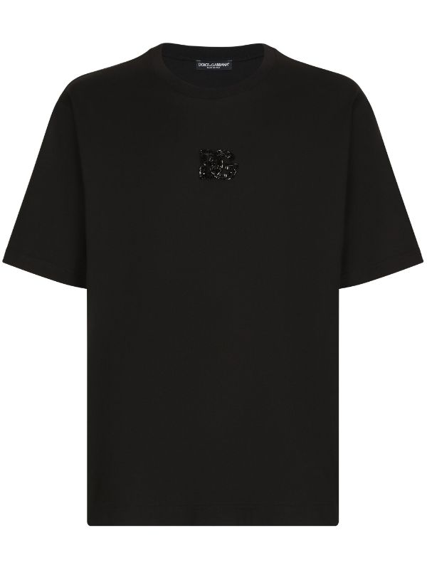 Dolce & Gabbana rhinestone-embellished Cotton T-shirt - Farfetch
