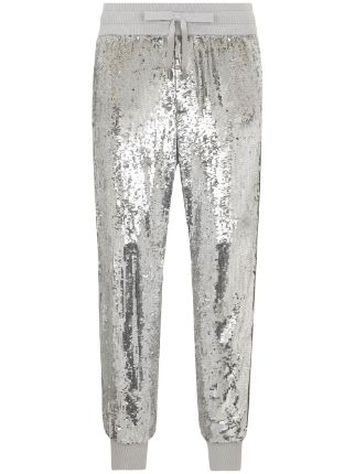 Sequin best sale track pants