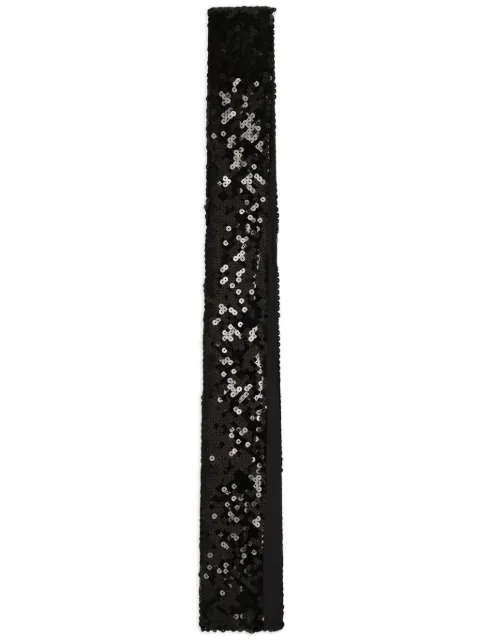 Dolce & Gabbana mascada bordada con lentejuelas