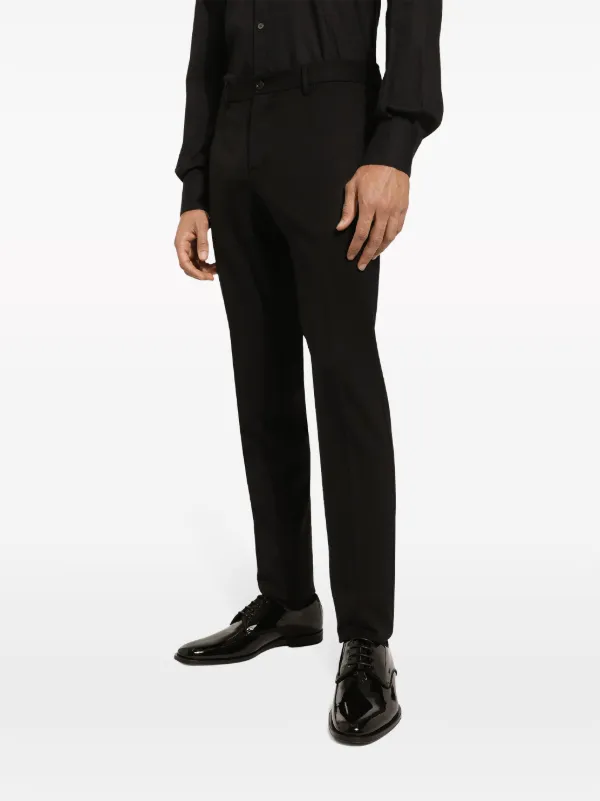 【DOLCE&GABBANA】ローライズウールブレンドスリムパンツ Dolce & Gabbana low-waist Tailored Wool Blend Trousers