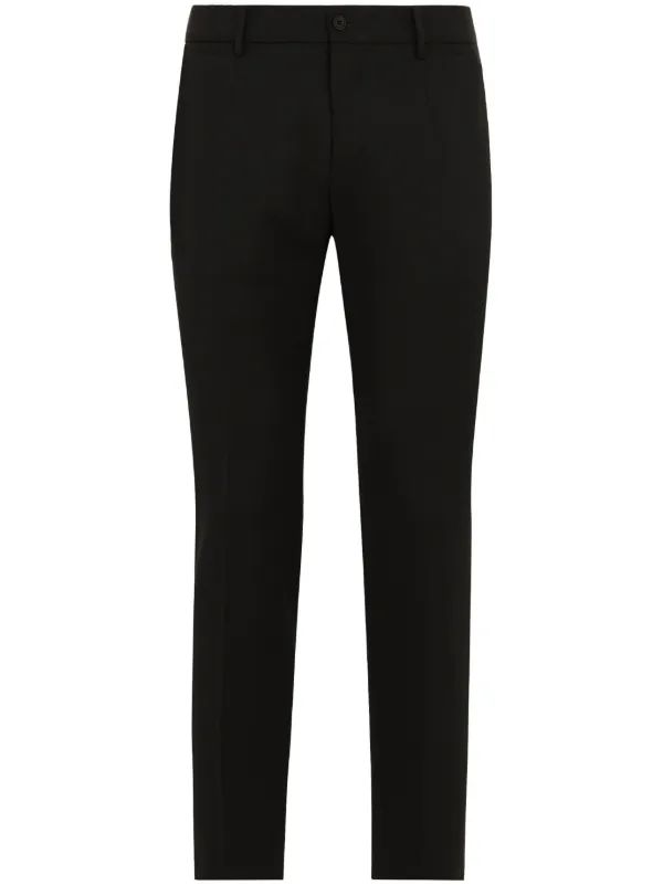【DOLCE&GABBANA】折り返し裾テーラードパンツ Dolce & Gabbana テーラードパンツ | ブラック | FARFETCH JP