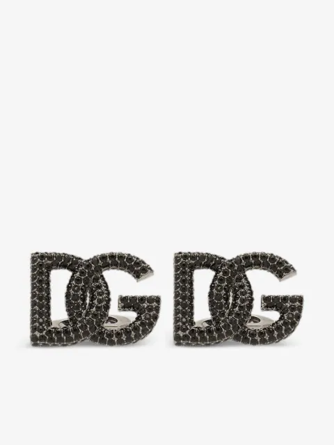 Dolce & Gabbana Manschettenknöpfe mit Kristallverzierung