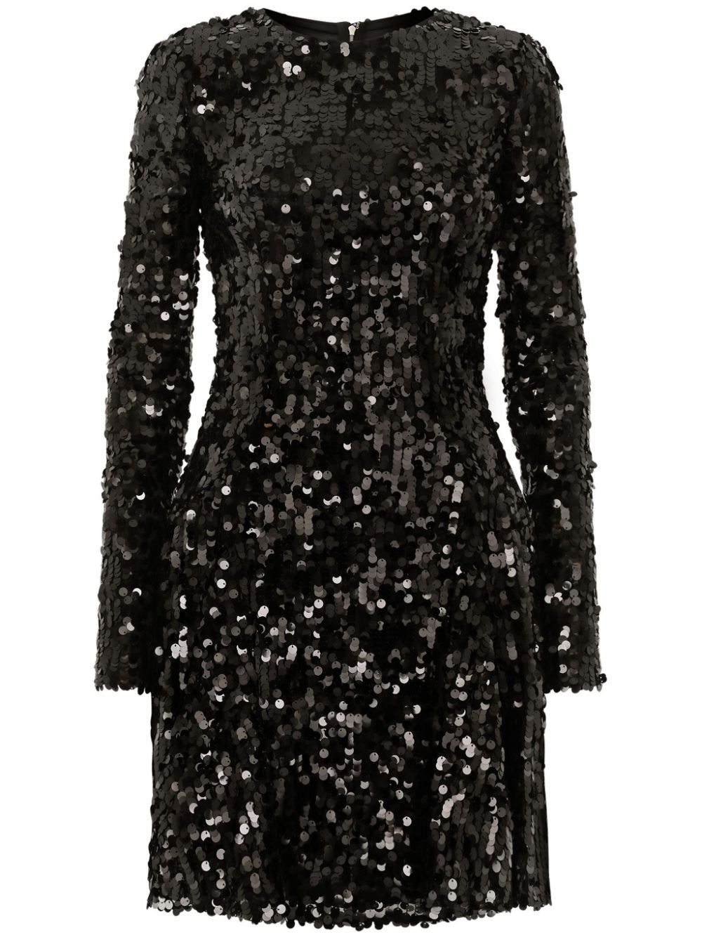 Dolce & Gabbana sequin-embellished long-sleeve Minidress - Farfetch