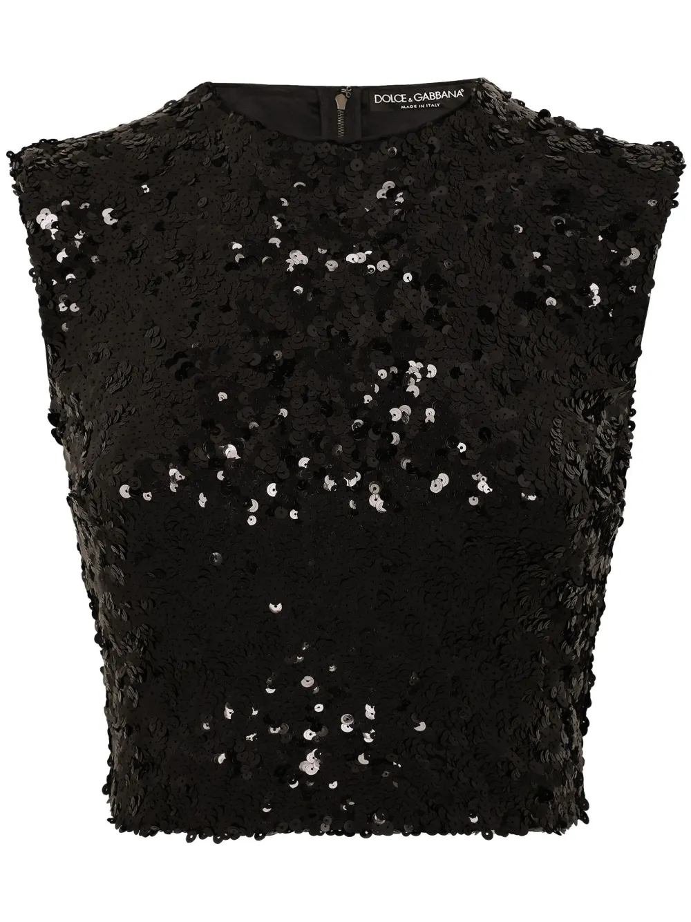 Dolce & Gabbana Regata com aplicação de paetês | Preto | Image 1