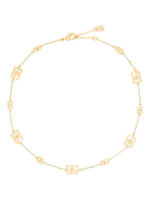 Dolce & Gabbana قلادة مطلية ببروش شعار الماركة