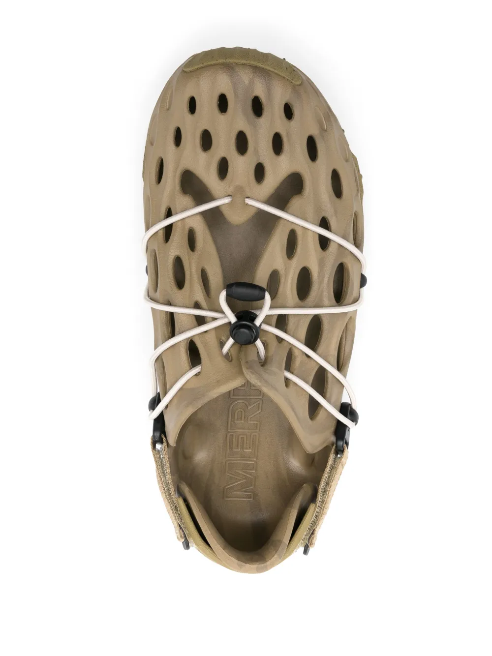 Merrell Hydro Moc At Cage sandalen met logo-reliëf Groen