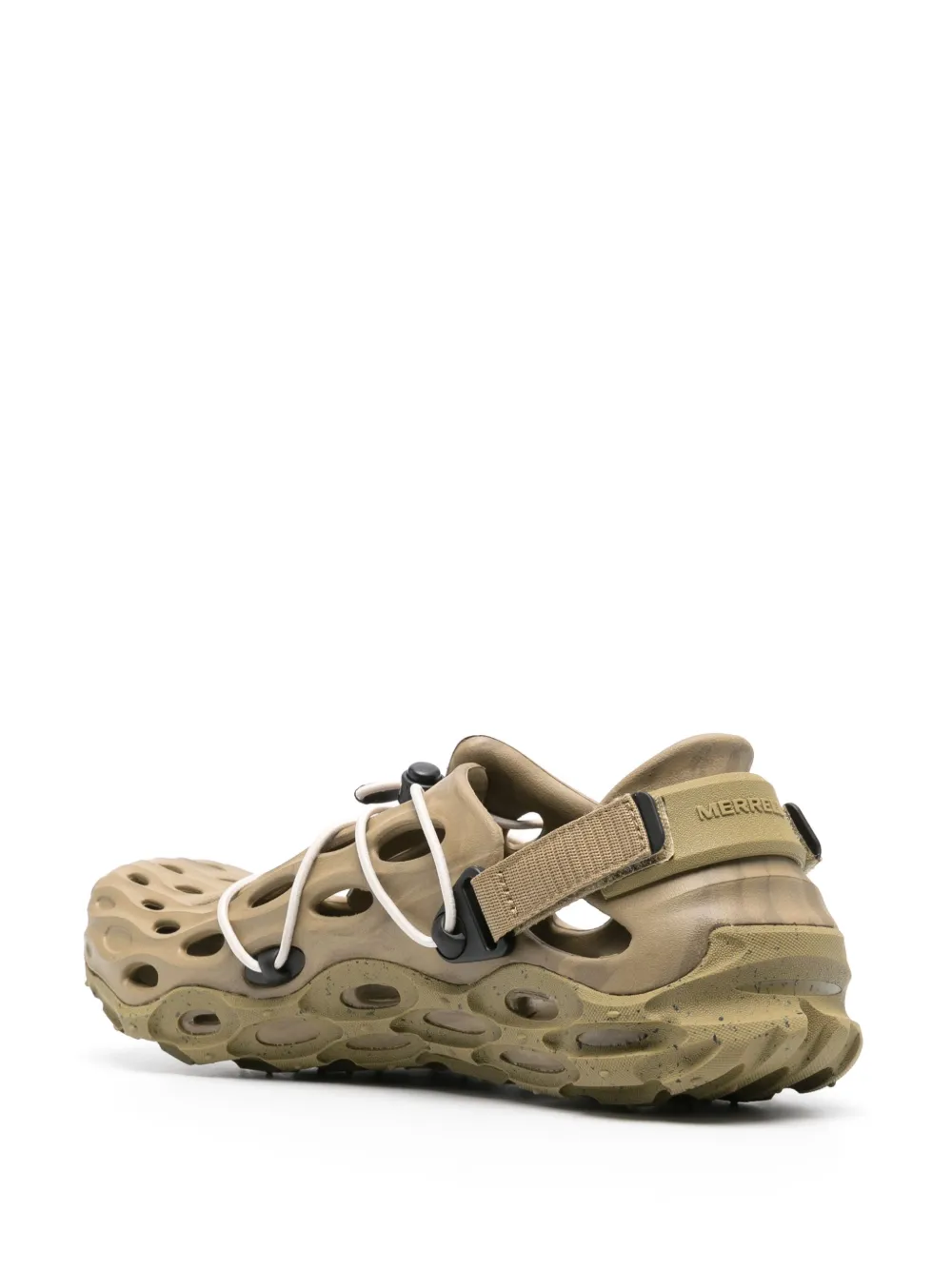Merrell Hydro Moc At Cage sandalen met logo-reliëf Groen