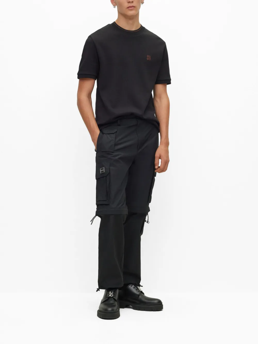 HUGO Camiseta com logo bordado | Camisetas | Image 2