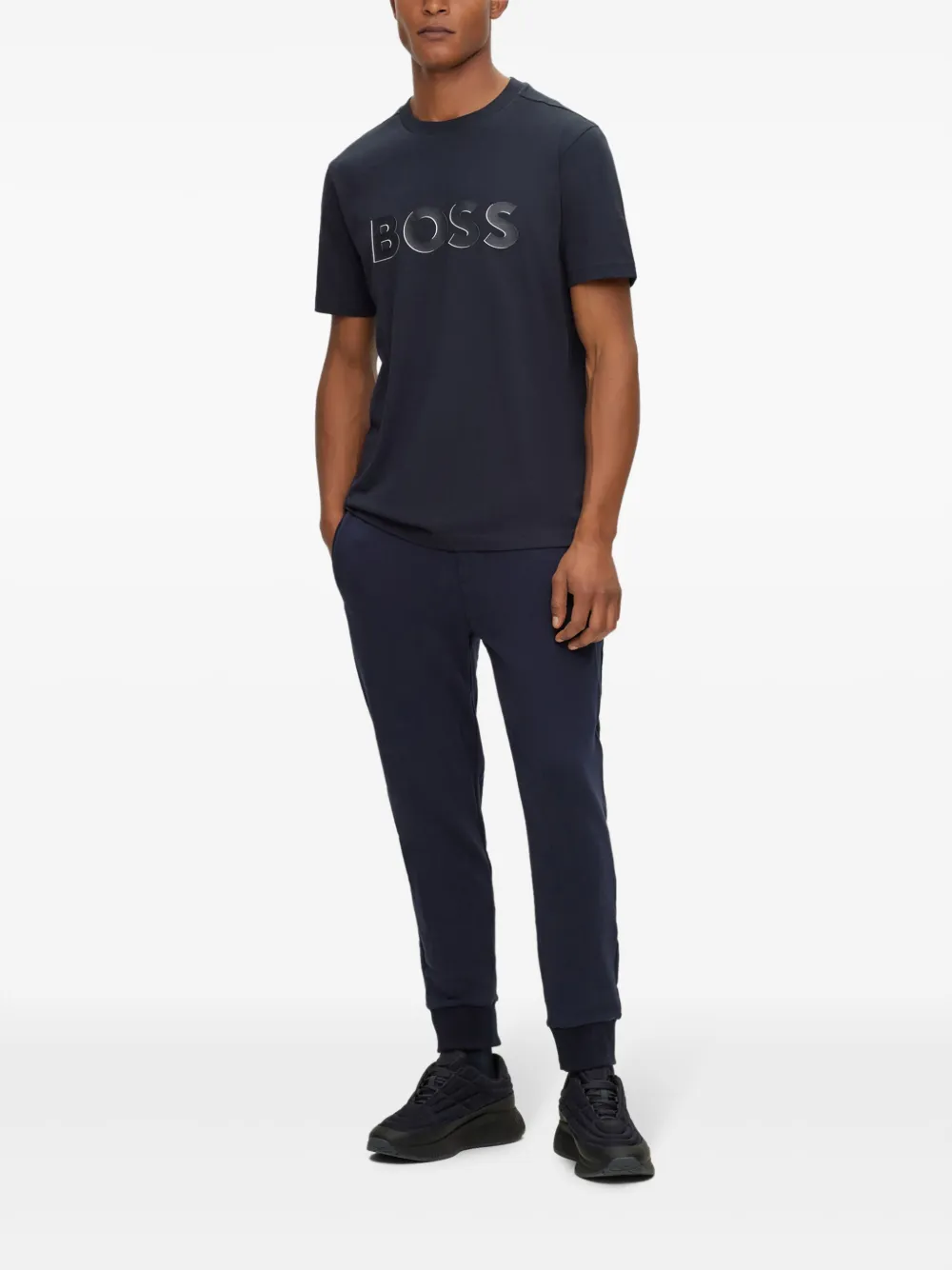 BOSS Camiseta de algodão com estampa de logo | Camisetas | Image 2