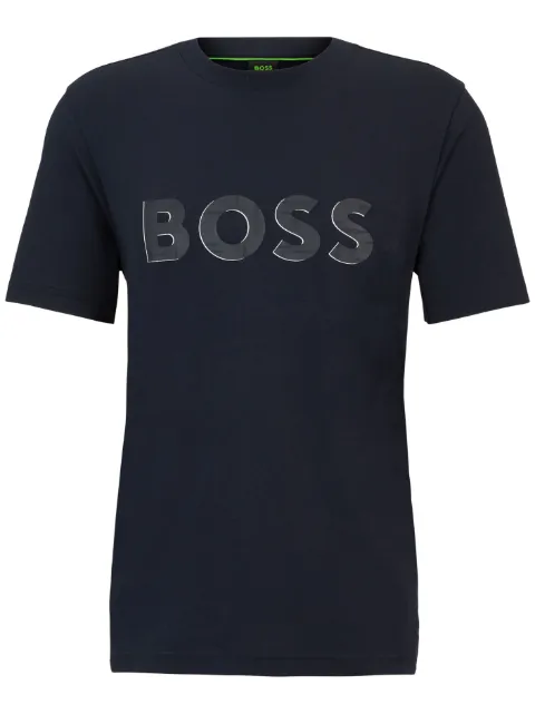 BOSS Camiseta de algodão com estampa de logo