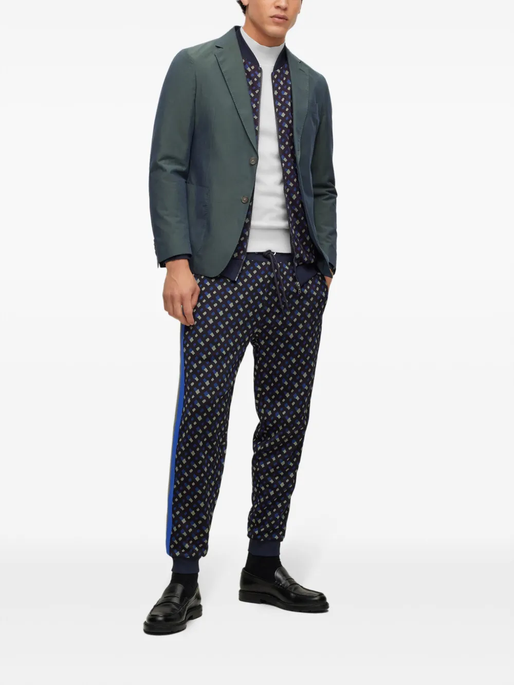 BOSS Calça de moletom Lamont 64 com monograma | Calça esportiva | Image 2