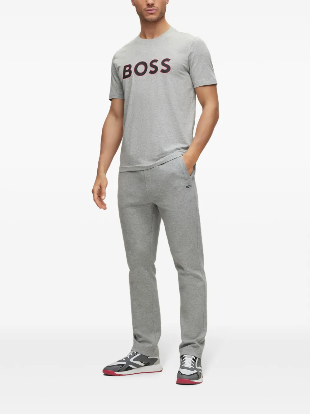 BOSS Camiseta com logo bordado | Camisetas | Image 2