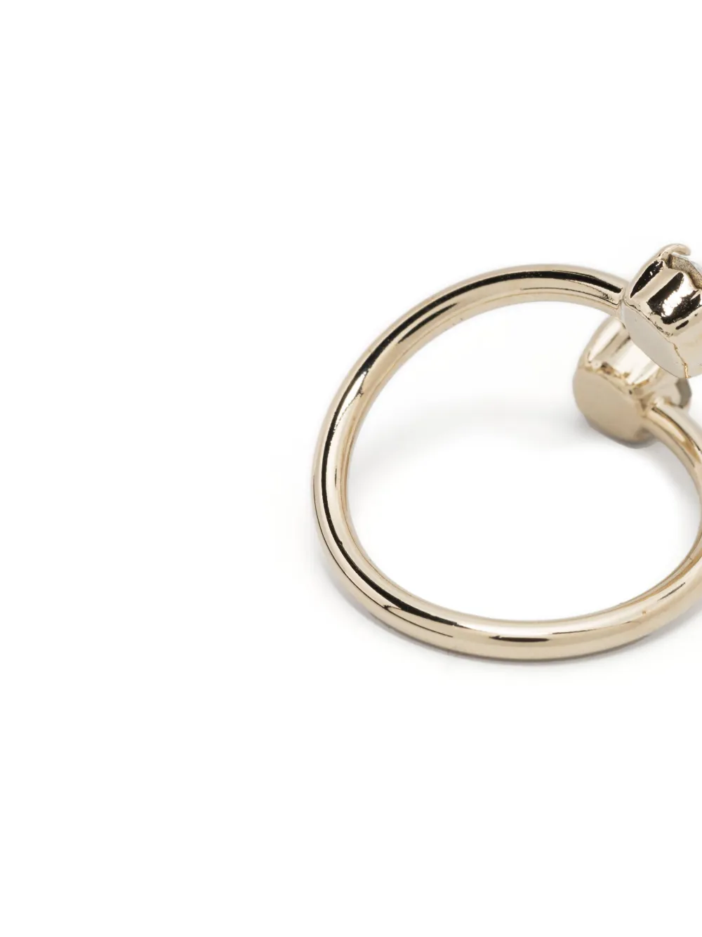 Justine Clenquet Juno crystal ring - Goud