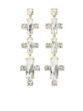 Roxanne Assoulin The Icicle crystal drop earrings - White