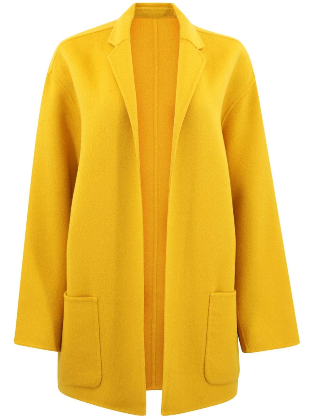 Odeeh Double-face Cashmere Jacket In Yellow