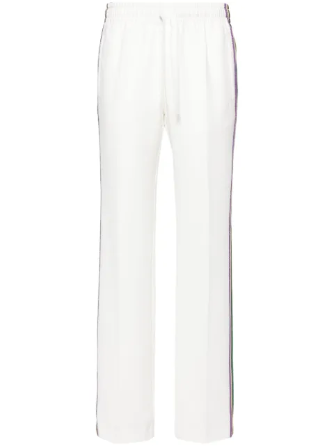 Zadig&Voltaire Pomy stripe-detail crepe trousers