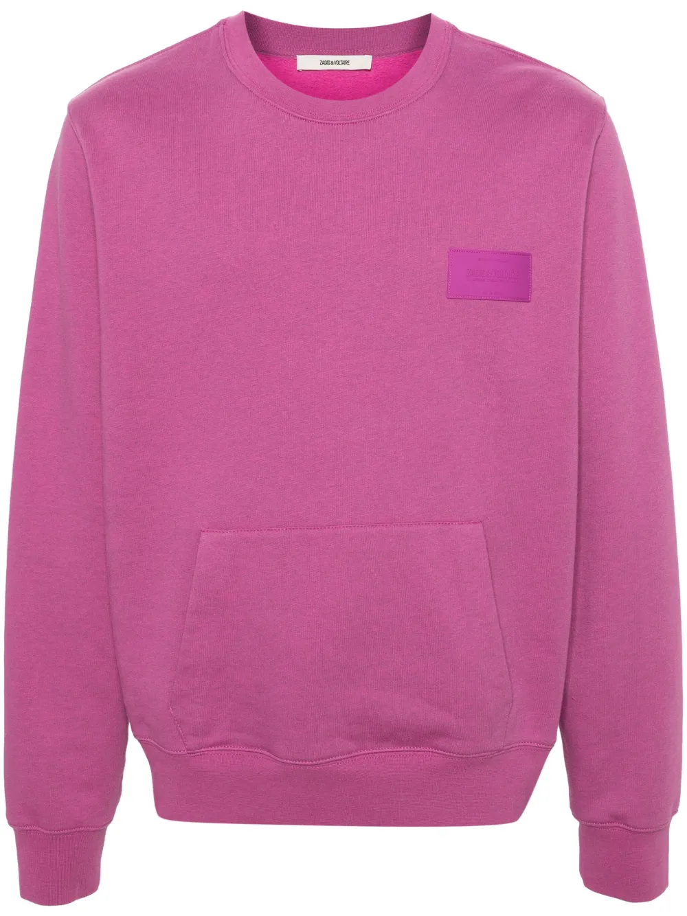 Zadig&Voltaire Aime logo-patch swearshirt | Pink | Image 1