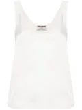 Zadig&Voltaire scoop-neck satin tank top - Neutrals