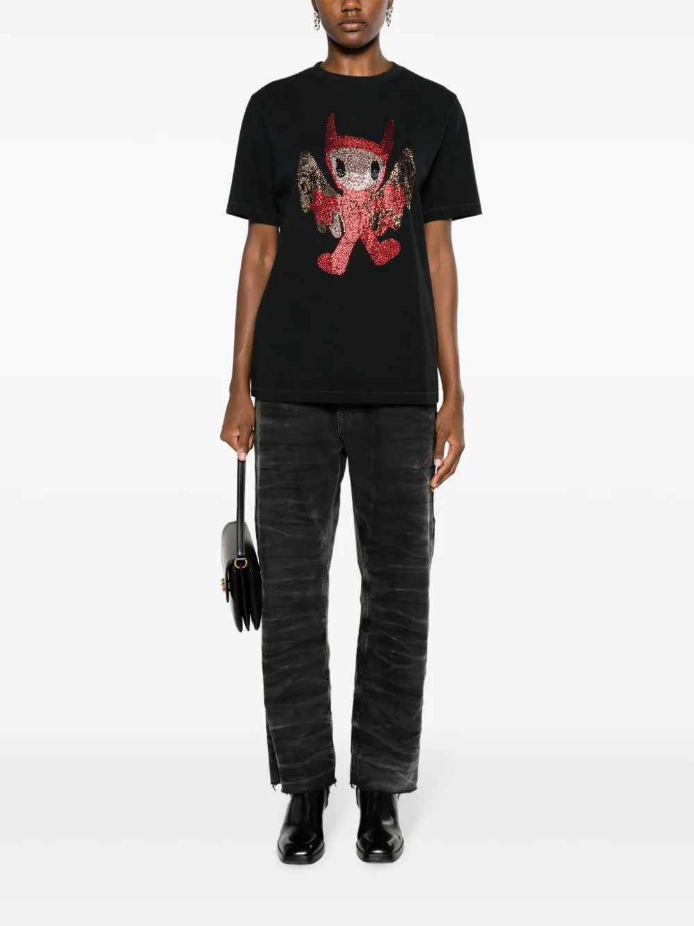 Zadig&Voltaire Camiseta Edwin Devil Diamanté - Farfetch