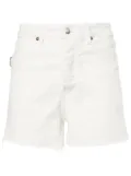 Zadig&Voltaire high-rise denim shorts - White