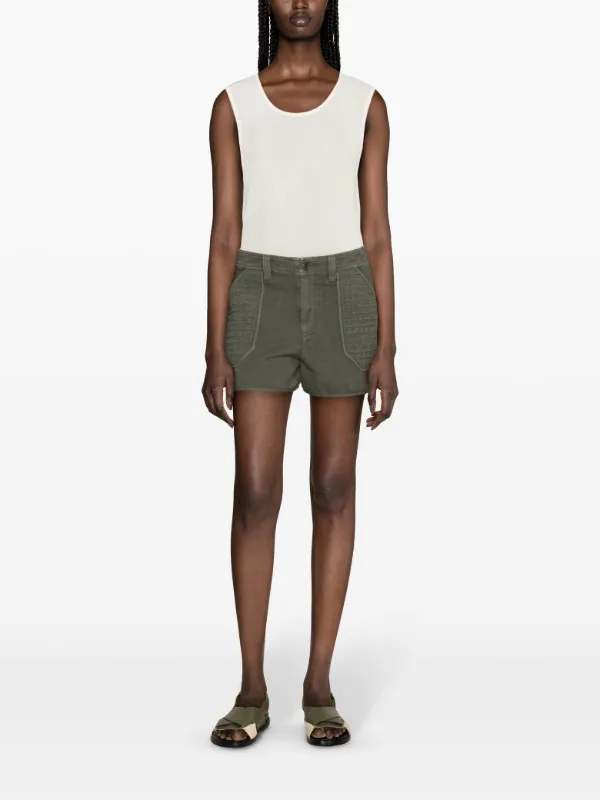 Zadig&Voltaire Sei Twill Mini Shorts | Green | FARFETCH