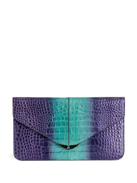 Zadig&Voltaire Borderline leather clutch bag