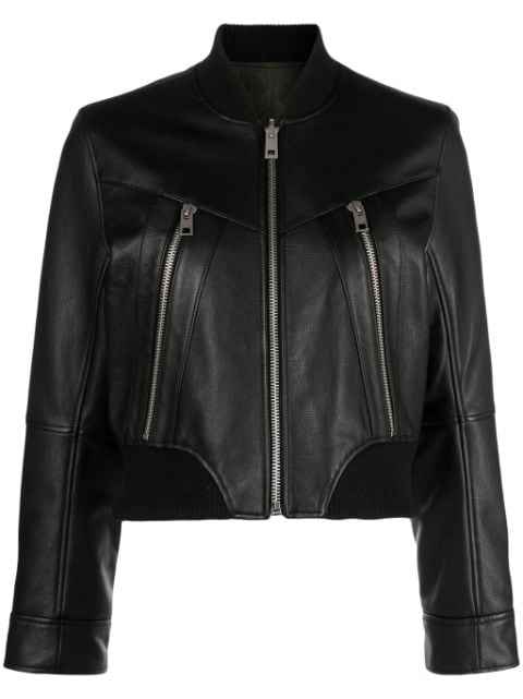Zadig&Voltaire cropped leather jacket