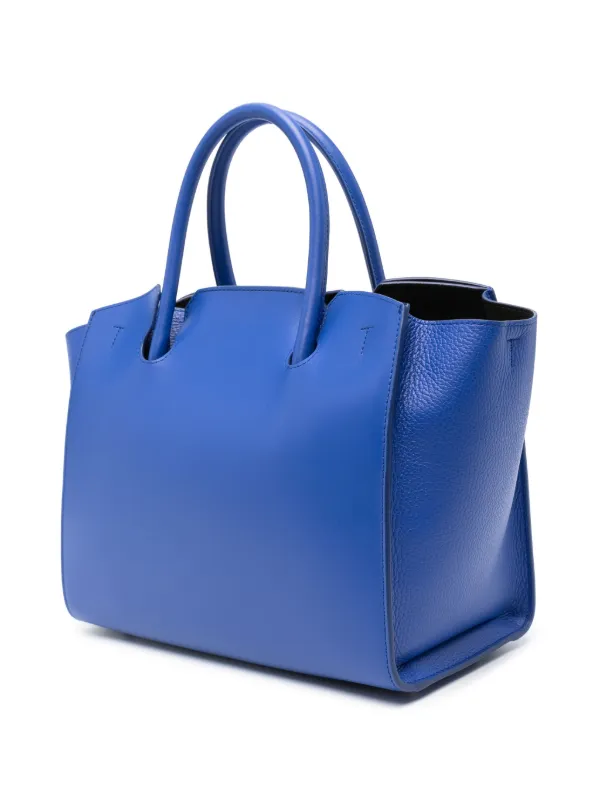 Furla mini Genesi leather tote bag - Blue