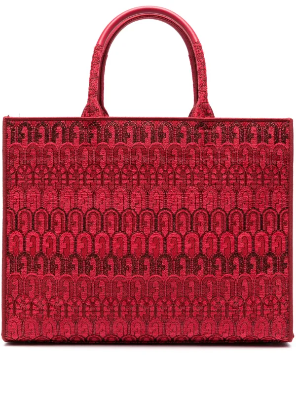 Red on sale furla handbag