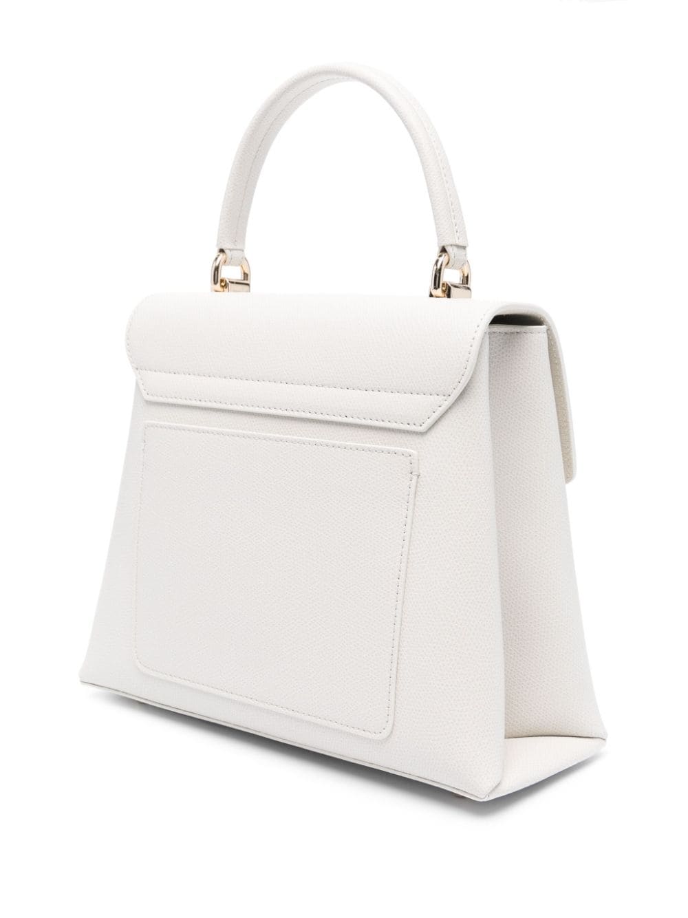 Shop Furla Small 1927 Leather Tote Bag In Neutrals