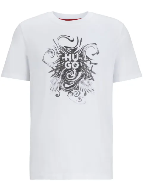 HUGO Camiseta com estampa de logo