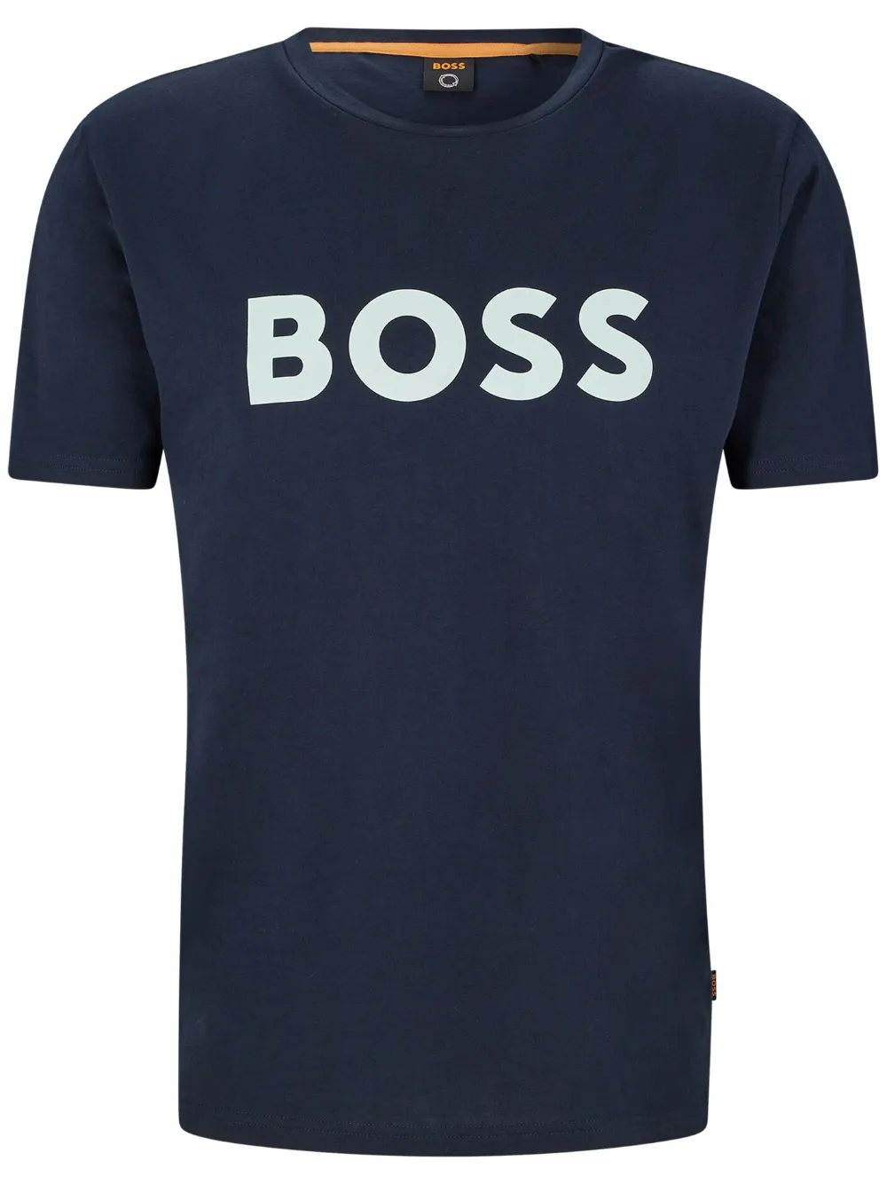 BOSS T-shirt met logo Blauw