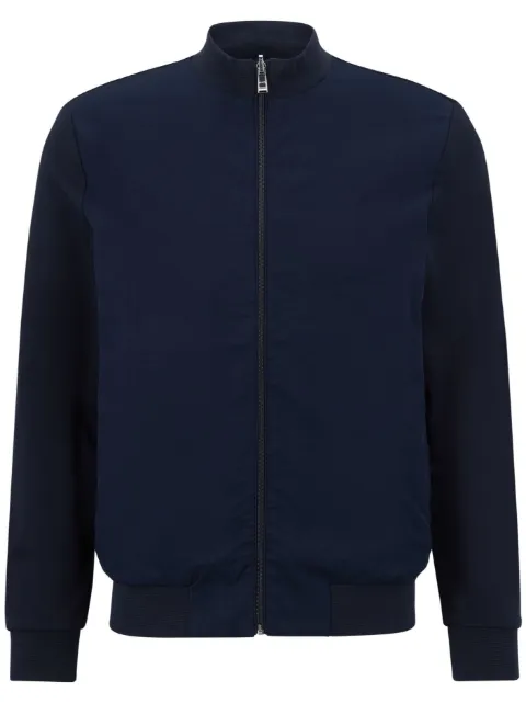 BOSS Jaqueta bomber com logo bordado