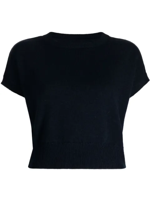Teddy Cashmere Genova cashmere cropped top