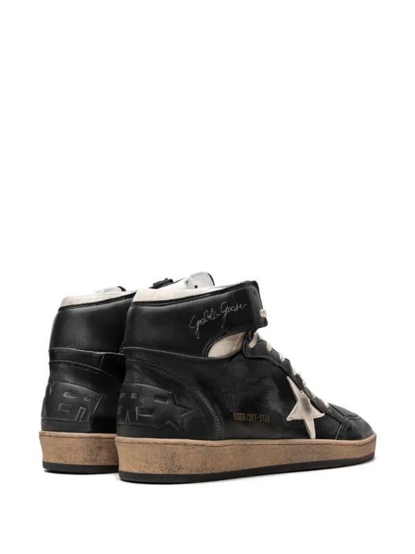 Golden Goose Sky-Star Sneakers | Black | FARFETCH