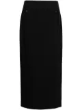 STAUD high-waisted midi skirt - Black