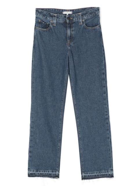 Tommy Hilfiger Junior straight-leg cotton jeans