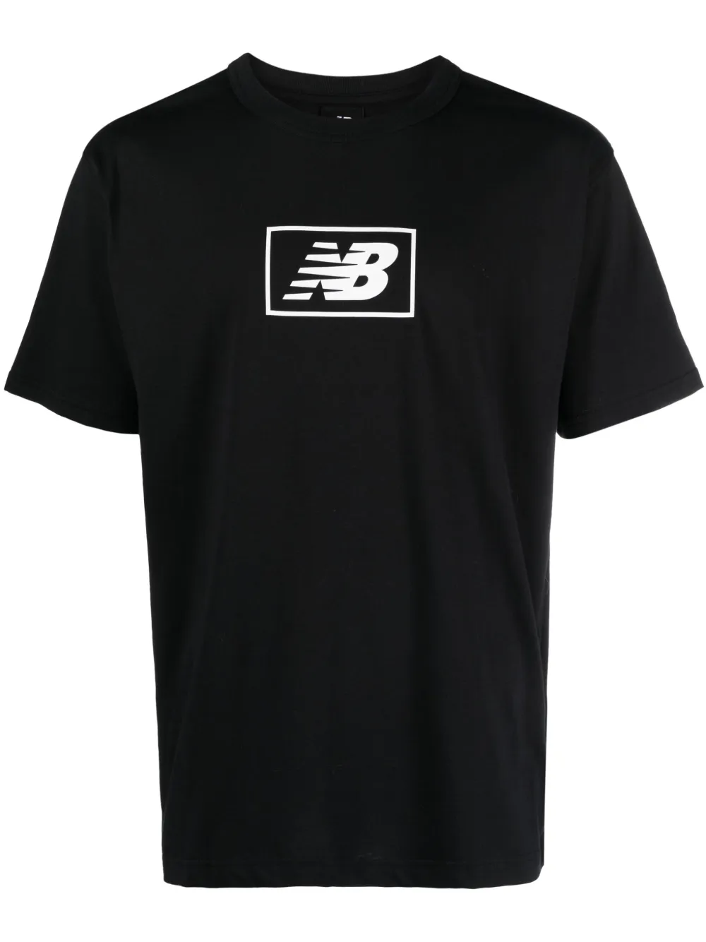 New Balance Essentials T-shirt met logoprint Zwart