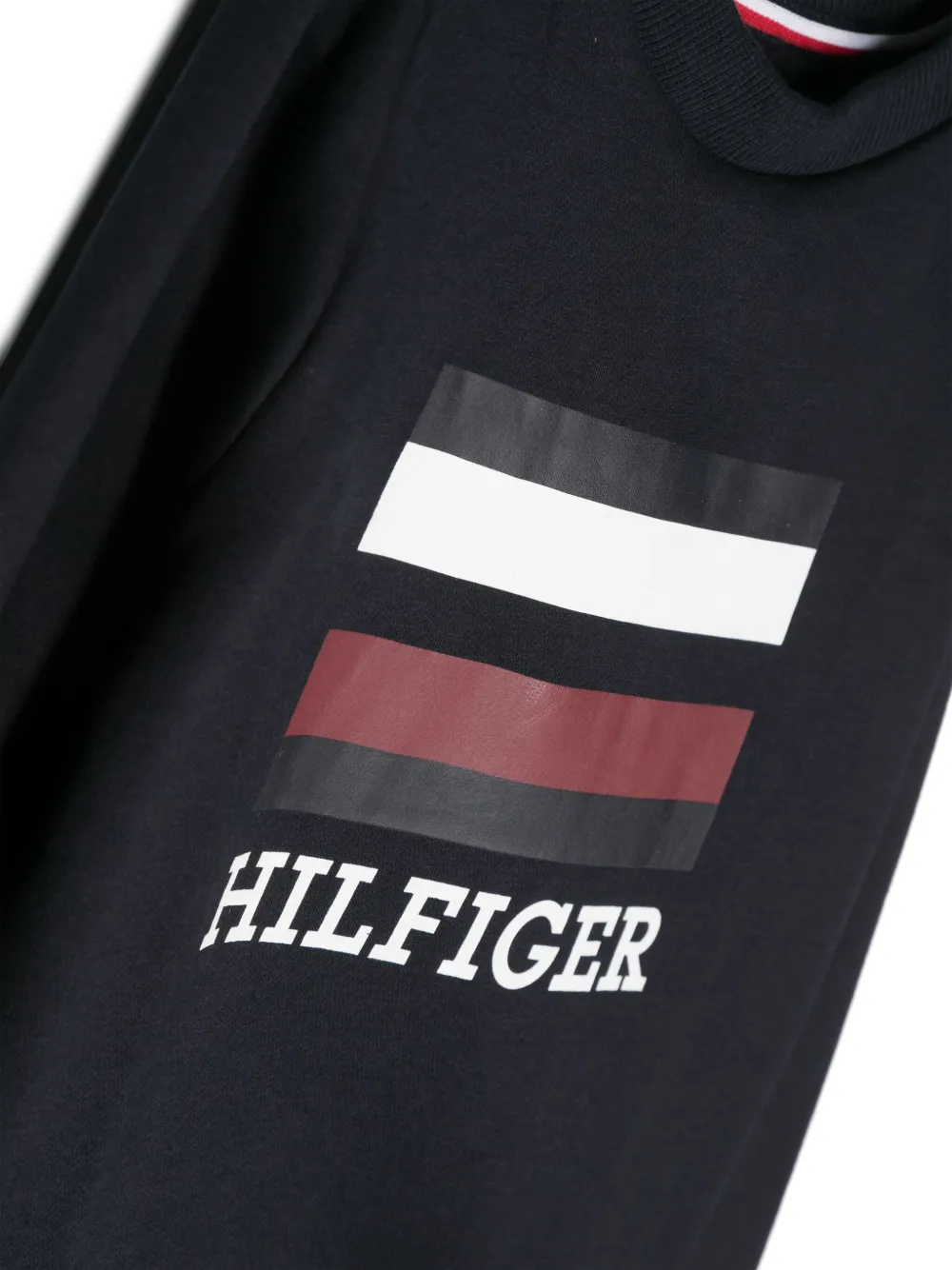 Tommy Hilfiger Junior Sweater met logoprint Blauw