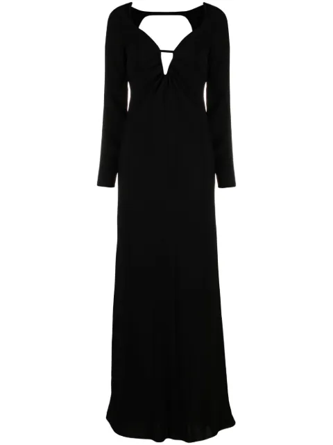 Max Mara cut-out cady maxi dress