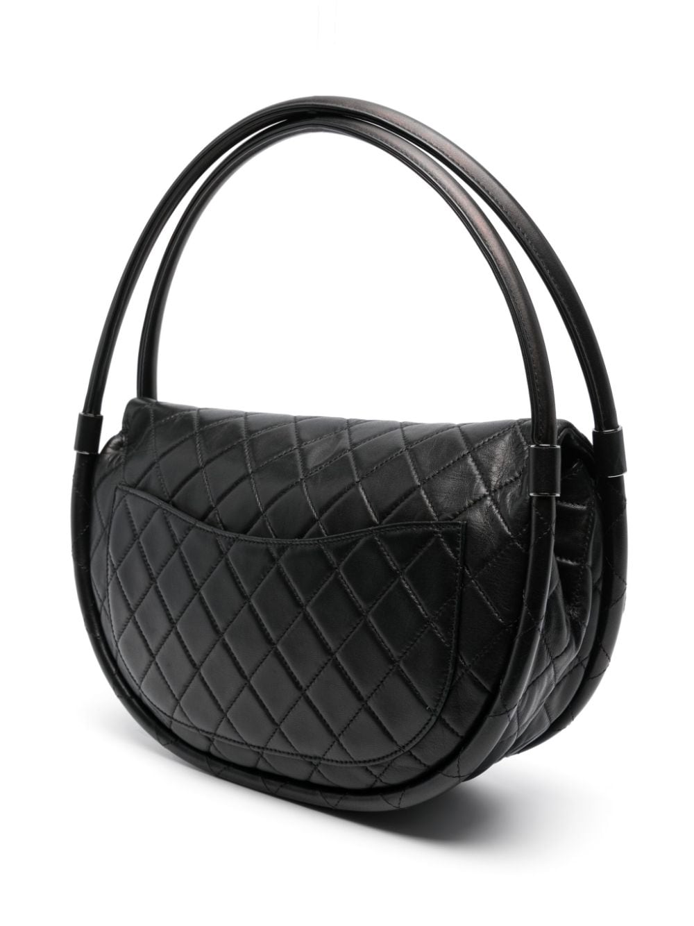Pre-owned Chanel Hula Hoop 手提包（2013年典藏款） In Black