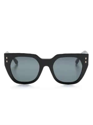 ISABEL MARANT キャットアイフレームサングラス Isabel Marant Eyewear オーバルフレーム サングラス | ブラック