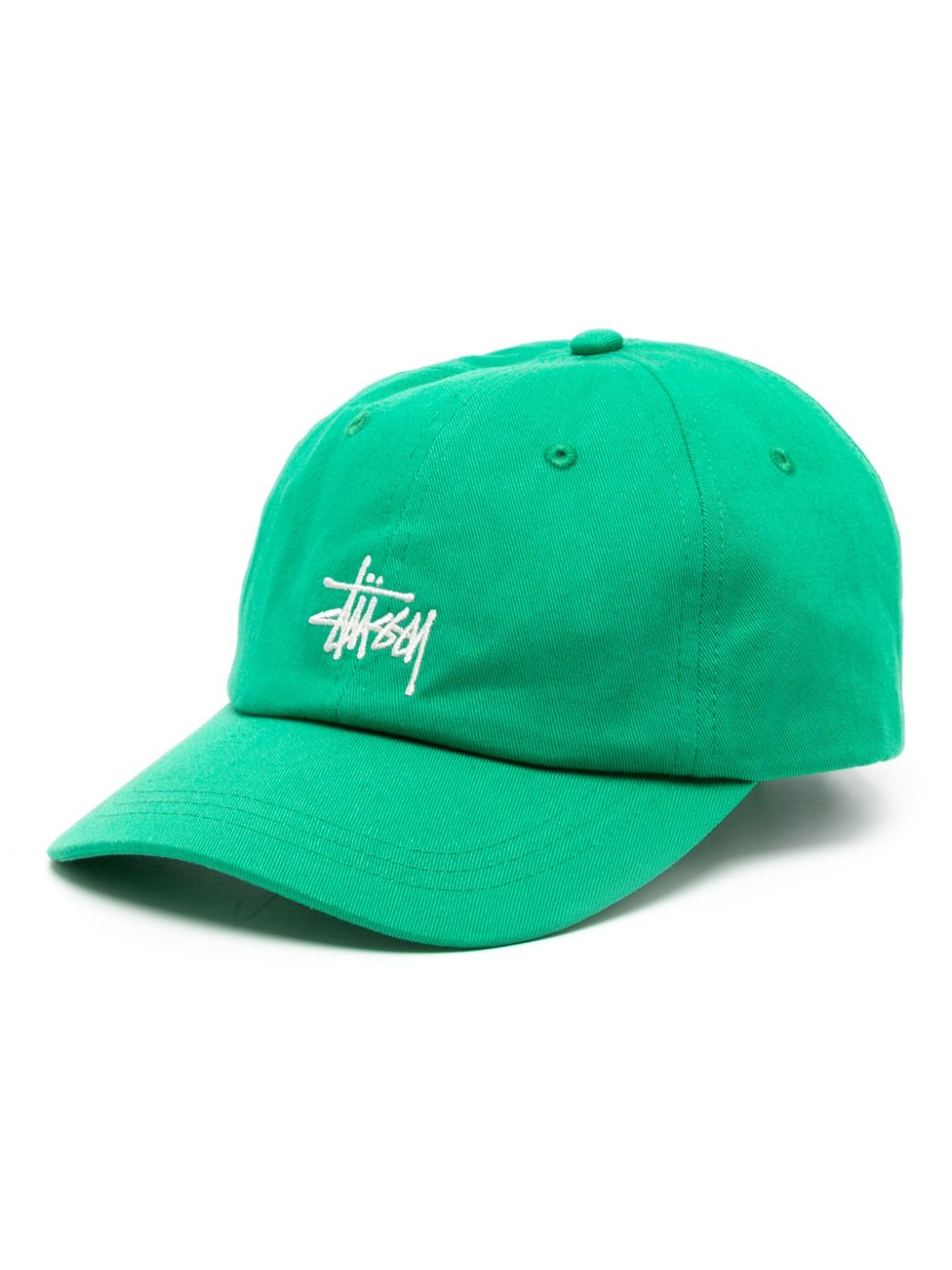 Stussy Basic Stock Low Pro Cap In Green