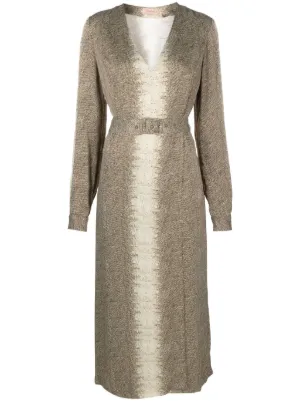slim fit dress slacks Self-Portrait - Gold Lurex Ribbed Knit Maxi Dress main image 0