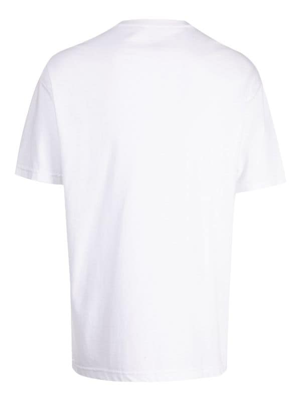 Pleasures T-shirt - logo-print Farfetch Cotton