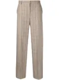 TOTEME windowpane-check tailored trousers - Neutrals