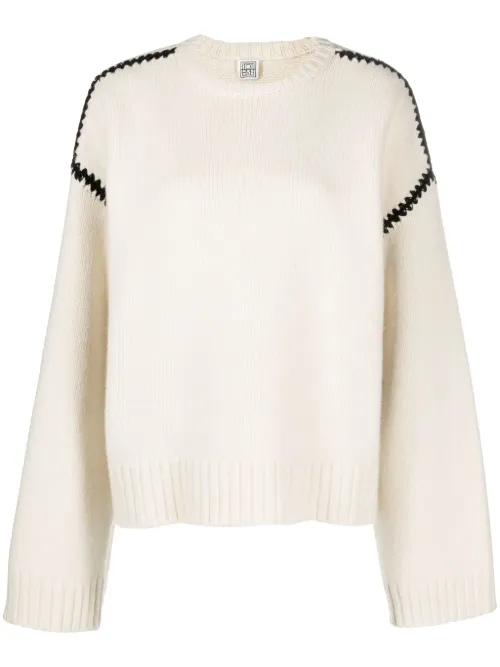 Pull à détails de découpes - TOTEME - Modalova