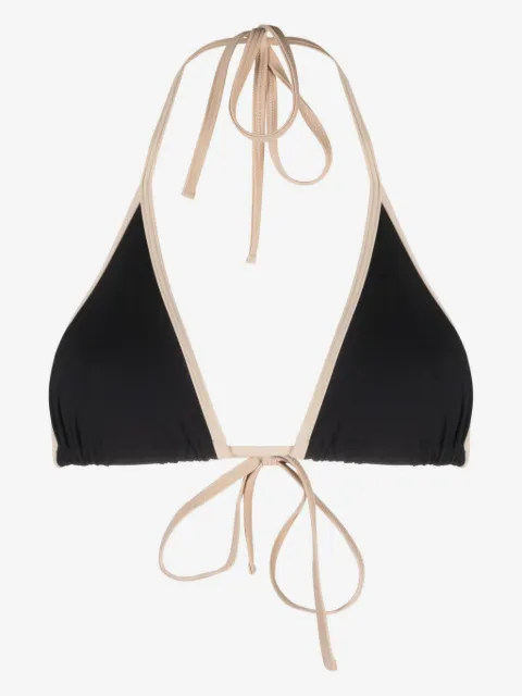 TOTEME Stripe Tie bikini top