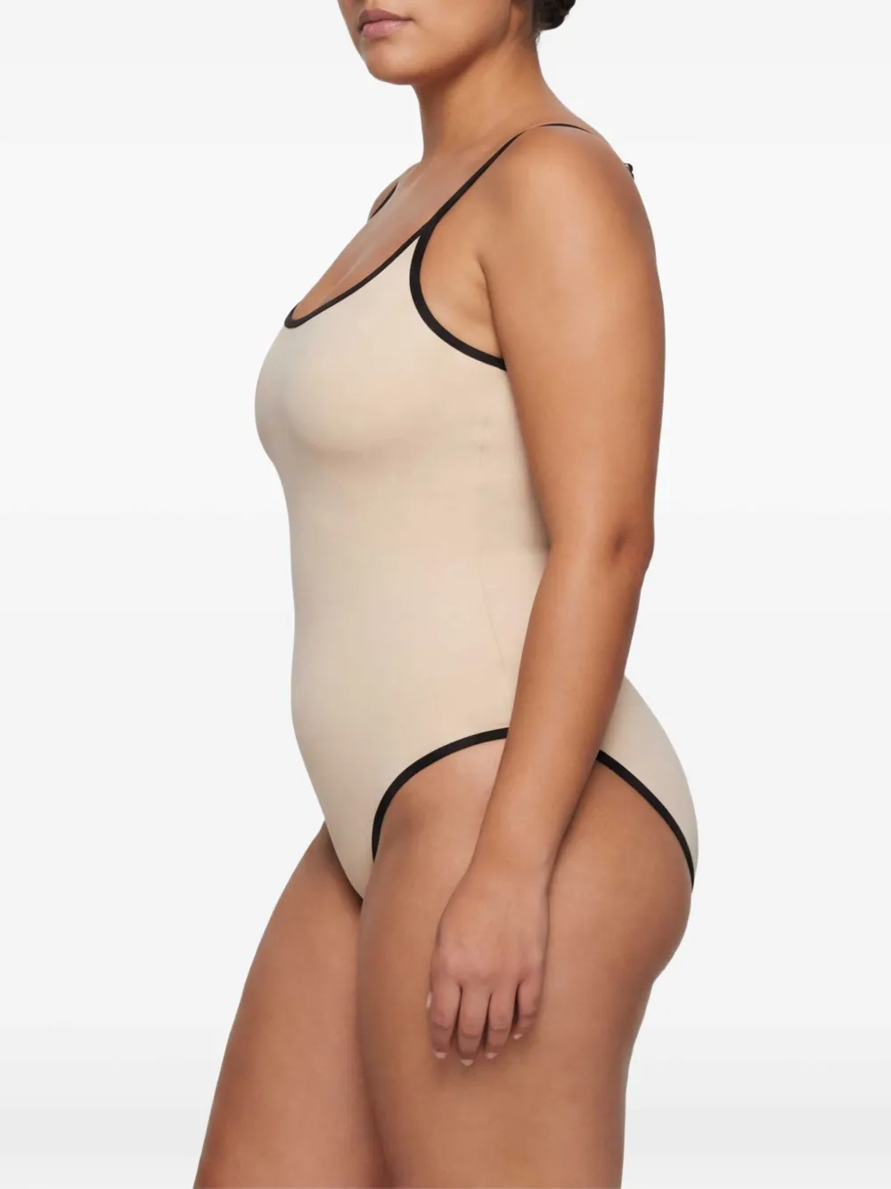 TOTEME Badpak met spagettibandjes Beige