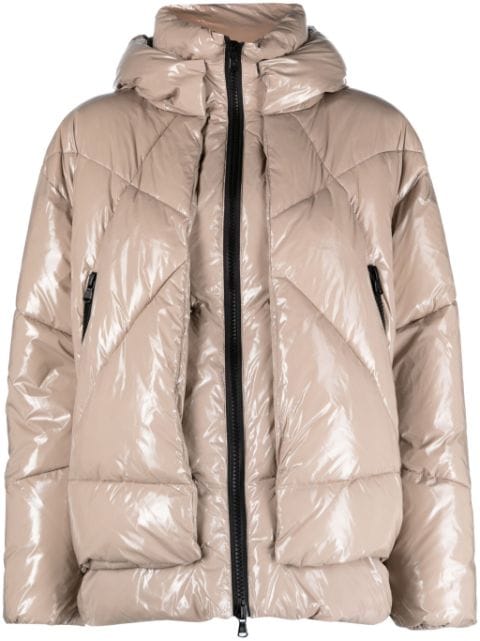 Canadian Club Eugenie glossy padded puffer jacket